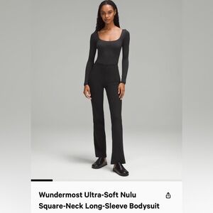 COPY - Lululemon Wundermost ultra-soft square-neck bodysuit